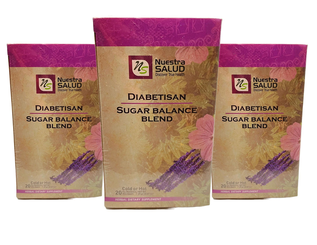 Sugar Balance Tea Herbal Blend Diabetisan Te Value Pack 60 Tea Bags